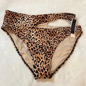 Victoria Secret leopard print bikini swim medium size